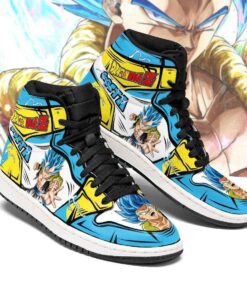 Gogeta Shoes Boots Dragon Ball Z Anime Sneakers Fan Gift MN04 - 2 - GearAnime