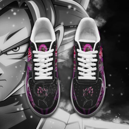 Goku Black Rose Shoes Dragon Ball Super Anime Custom Shoes - 2 - GearAnime