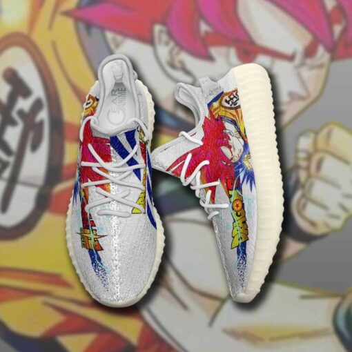Goku God Super Saiyan Shoes Dragon Ball Super Custom Anime Sneakers TT10 - 2 - GearAnime