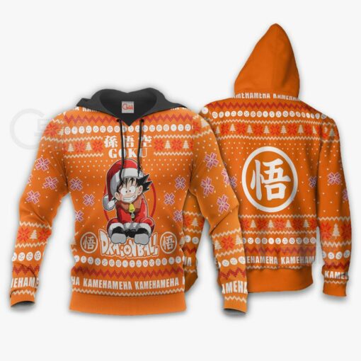 Goku Kid Ugly Christmas Sweater Dragon Ball Anime Xmas Gift VA10 - 3 - GearAnime