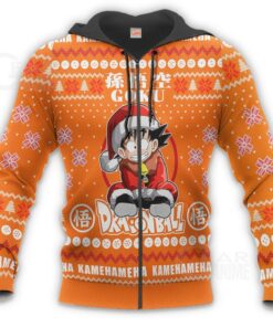 Goku Kid Ugly Christmas Sweater Dragon Ball Anime Xmas Gift VA10 - 6 - GearAnime