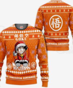 Goku Kid Ugly Christmas Sweater Dragon Ball Anime Xmas Gift VA10 - 1 - GearAnime