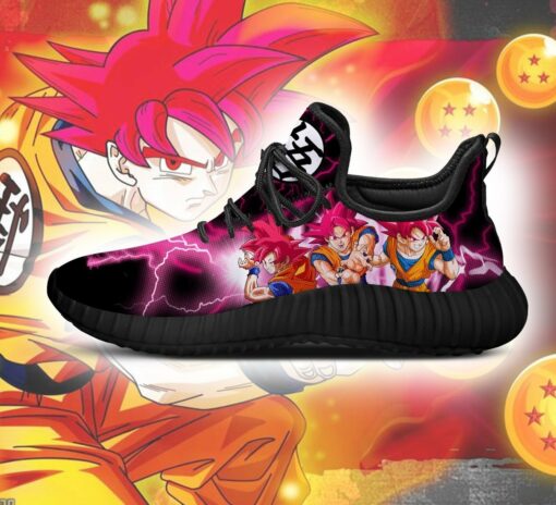 Goku SSJ God Reze Shoes Dragon Ball Anime Shoes Fan Gift TT04 - 3 - GearAnime