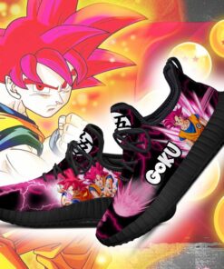 Goku SSJ God Reze Shoes Dragon Ball Anime Shoes Fan Gift TT04 - 4 - GearAnime