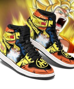 Goku Super Saiyan Sneakers Dragon Ball Anime Shoes Fan MN05 - 2 - GearAnime