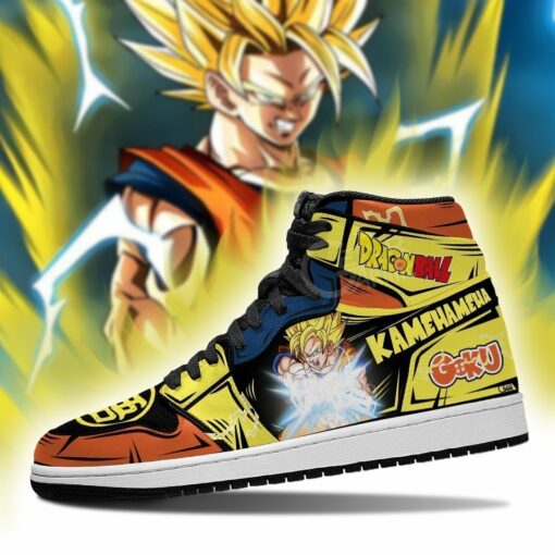 Goku Super Saiyan Sneakers Dragon Ball Anime Shoes Fan MN05 - 3 - GearAnime