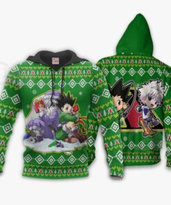 Gon & Killua HxH Ugly Christmas Sweater Hunter X Hunter Anime Xmas - 3 - GearAnime