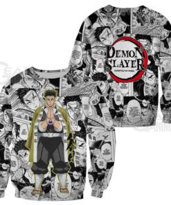 Demon Slayer Gyomei Himejima Hoodie Anime Mix Manga KNY Shirt - 2 - GearAnime