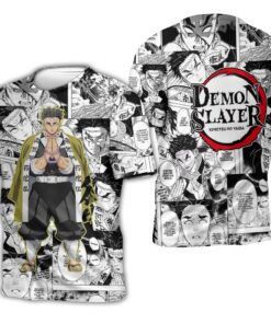 Demon Slayer Gyomei Himejima Hoodie Anime Mix Manga KNY Shirt - 3 - GearAnime