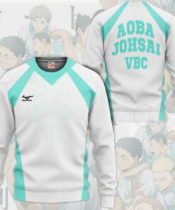 Haikyuu Aoba Johsai High Shirt Costume Anime Hoodie Sweater - 2 - GearAnime