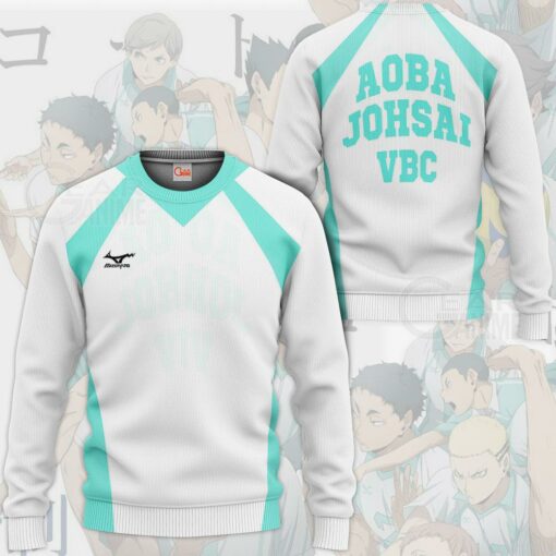 Haikyuu Aoba Johsai High Shirt Costume Anime Hoodie Sweater - 2 - GearAnime