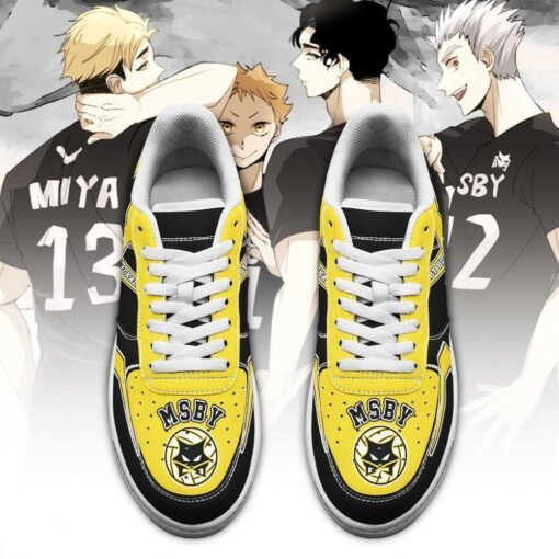 Haikyuu MSBY Black Jackals Sneakers Uniform Haikyuu Anime Shoes - 2 - GearAnime