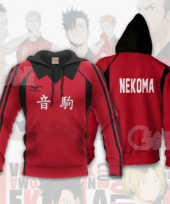 Haikyuu Nekoma High Shirt Costume Anime Hoodie Sweater - 4 - GearAnime