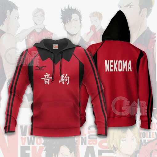 Haikyuu Nekoma High Shirt Costume Anime Hoodie Sweater - 4 - GearAnime