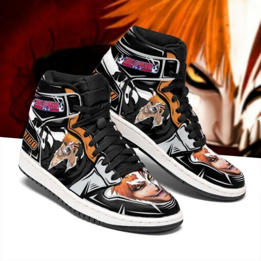 Ichigo Half Hollow Sneakers Bleach Anime Shoes Fan Gift Idea MN05 - 2 - GearAnime