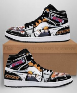Ichigo Sneakers Bleach Anime Shoes Fan Gift Idea MN05 - 1 - GearAnime