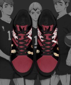 Haikyu Inarizaki Skate Shoes Black Haikyu!! Custom Anime Shoes - 4 - GearAnime