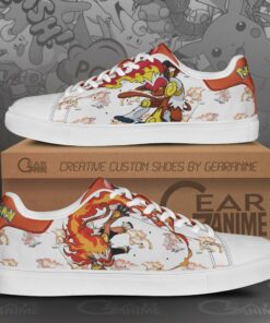 Infernape Skate Shoes Pokemon Custom Anime Shoes PN11 - 1 - GearAnime