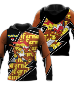 Infernape Zip Hoodie Costume Pokemon Shirt Fan Gift Idea VA06 - 1 - GearAnime