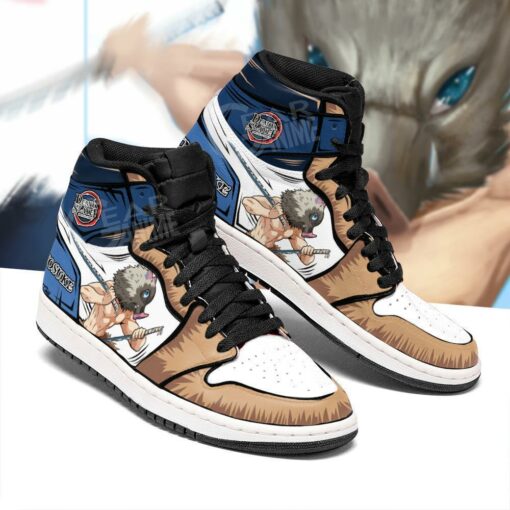 Inosuke Shoes Boots Skill Beast Breathing Demon Slayer Anime Sneakers Fan - 2 - GearAnime