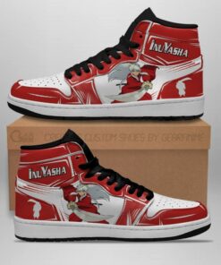 Inuyasha Fight Sneakers Inuyasha Sneakers Leather Shoes - 1 - GearAnime