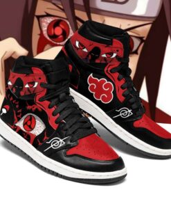 Itachi Akatsuki Sneakers Sharingan Eyes Shoes Naruto Anime - 2 - GearAnime