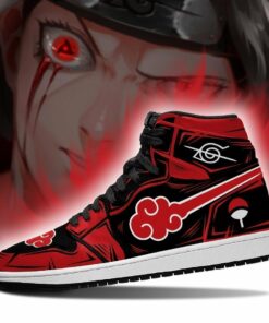Itachi Akatsuki Symbol Sneakers Boots Naruto Anime Sneakers - 4 - GearAnime