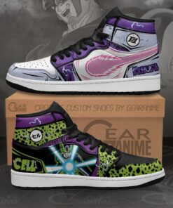 Frieza And Perfect Cell Sneakers Dragon Ball Custom Anime Shoes - 1 - GearAnime