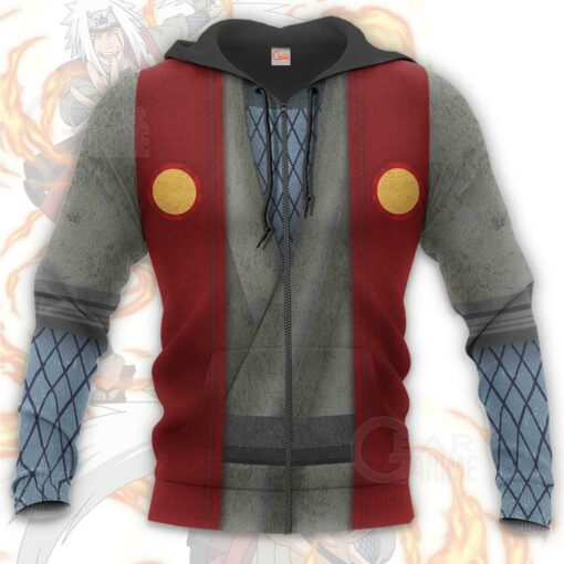 Jiraiya Jacket Costume Cosplay Naruto Anime Hoodie Sweater - 8 - GearAnime