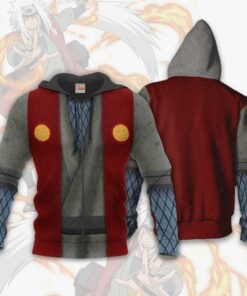 Jiraiya Jacket Costume Cosplay Naruto Anime Hoodie Sweater - 1 - GearAnime