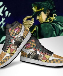 JoJo's Bizarre Adventure Sneakers Jotaro Kujo Anime Shoes - 5 - GearAnime