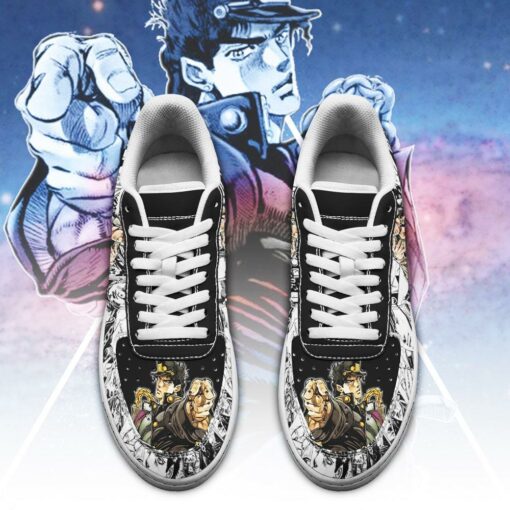 Jotaro Kujo Sneakers Manga Style JoJo's Anime Shoes Fan Gift PT06 - 2 - GearAnime