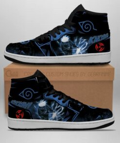 Kakashi Sneakers Naruto Anime Custom Shoes Lightning Skill - 3 - GearAnime