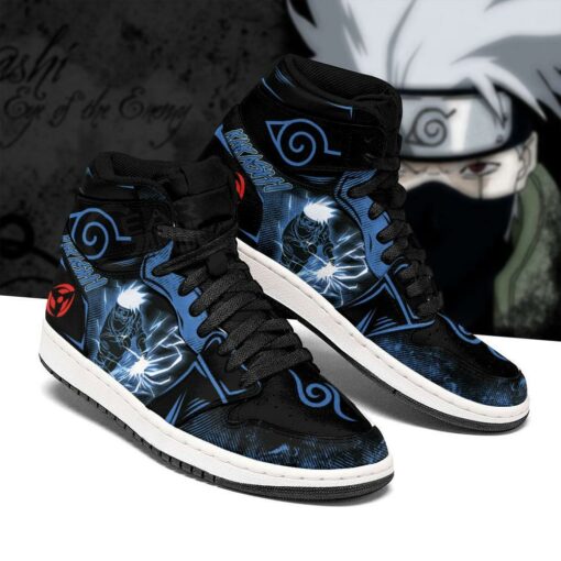 Kakashi Sneakers Naruto Anime Custom Shoes Lightning Skill - 1 - GearAnime