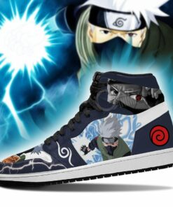 Kakashi Sneakers Naruto Anime Shoes Lightning Custom - 3 - GearAnime