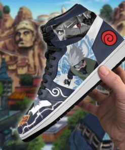 Kakashi Sneakers Naruto Anime Shoes Lightning Custom - 4 - GearAnime