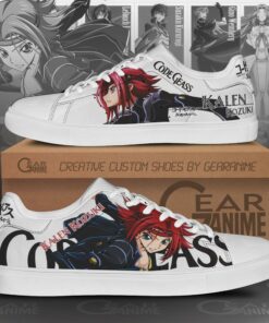 Code Geass Kalen Kozuki Skate Shoes Custom Anime Shoes - 1 - GearAnime