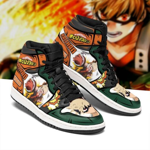 Katsuki Bakugo Sneakers Kacchan Custom My Hero Academia Anime Shoes MN05 - 2 - GearAnime