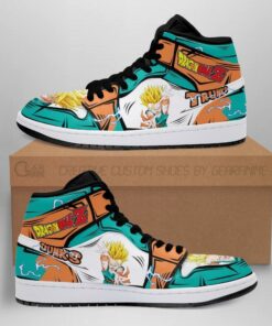 Kid Trunks Shoes Boots Dragon Ball Z Anime Sneakers Fan Gift MN04 - 1 - GearAnime