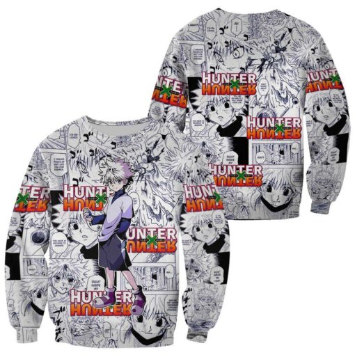 Killua Hunter X Hunter Shirt Sweater HxH Anime Hoodie Manga Jacket - 2 - GearAnime
