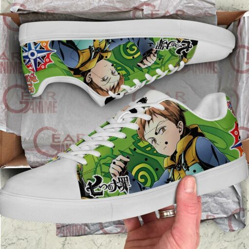 King Skate Shoes The Seven Deadly Sins Anime Custom Sneakers PN10 - 2 - GearAnime