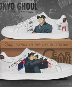 Koutarou Amon Skate Shoes Tokyo Ghoul Custom Anime Shoes PN11 - 1 - GearAnime
