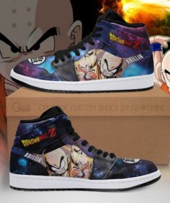 Krillin Sneakers Galaxy Dragon Ball Z Anime Shoes Fan PT04 - 1 - GearAnime
