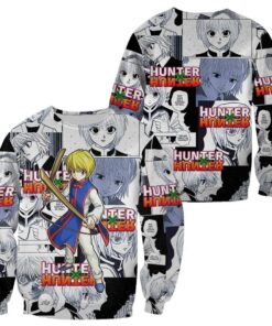 Kurapika Hunter X Hunter Shirt Sweater HxH Anime Hoodie Manga Jacket - 2 - GearAnime
