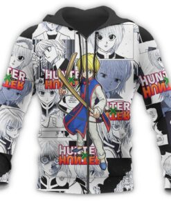 Kurapika Hunter X Hunter Shirt Sweater HxH Anime Hoodie Manga Jacket - 8 - GearAnime