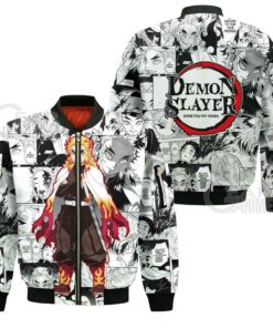 Demon Slayer Rengoku Hoodie Anime Mix Manga KNY Shirt - 5 - GearAnime