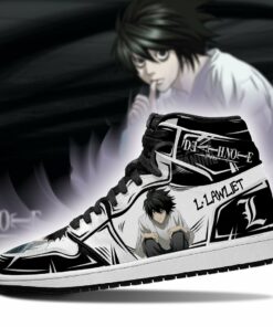 L. Lawliet Sneakers Custom Death Note Anime Shoes Fan MN05 - 3 - GearAnime