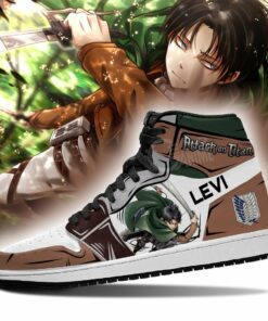 Levi Ackerman Sneakers Attack On Titan Anime Sneakers - 3 - GearAnime