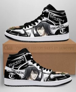 Light Teru Mikami Sneakers Custom Death Note Anime Shoes Fan MN05 - 1 - GearAnime