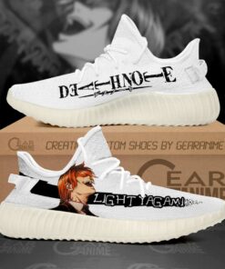 Death Note Shoes Light Yagami Custom Anime Sneakers - 1 - GearAnime